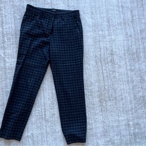 Theory size 2 blue and Gray cropped suit trousers